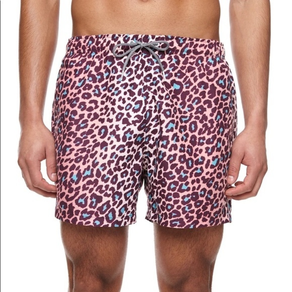Boardies Leopard Mid Length